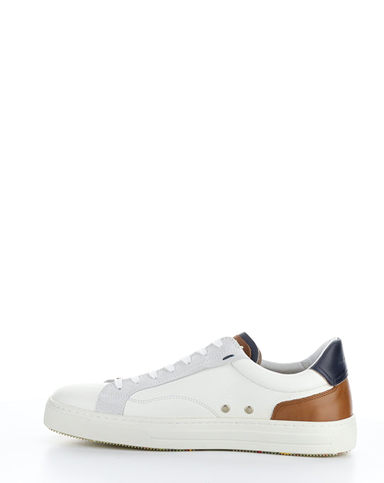 11218 Off White/Cognac Leather