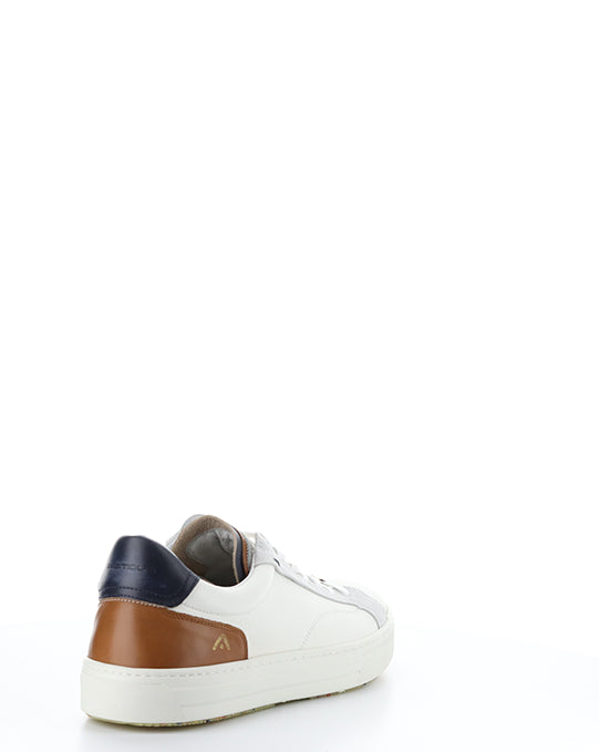11218 Off White/Cognac Leather