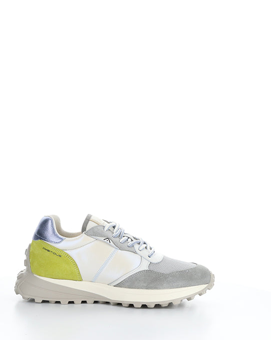 12826W Grey/Pearl/White Leather/Textile