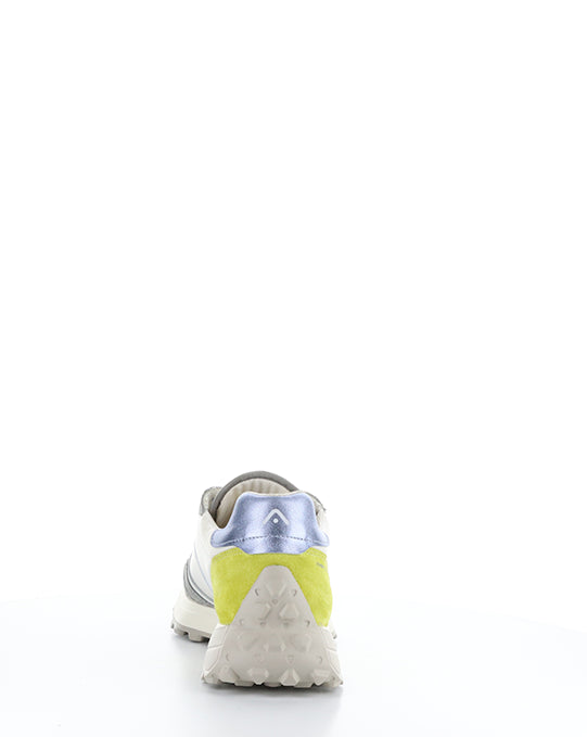 12826W Grey/Pearl/White Leather/Textile