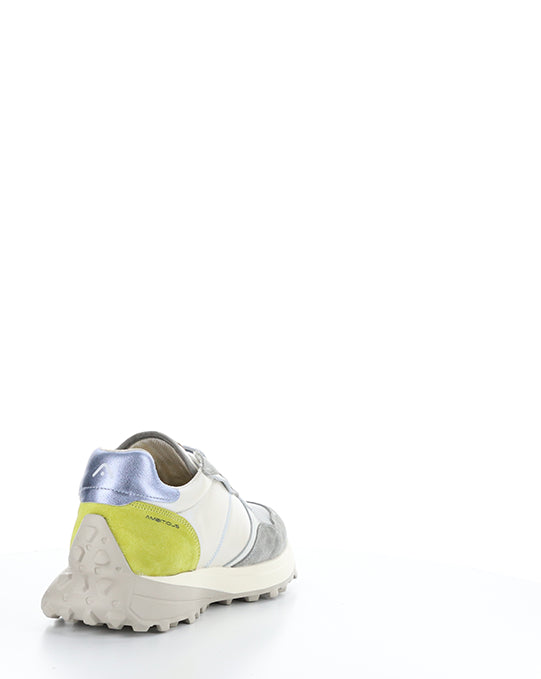 12826W Grey/Pearl/White Leather/Textile