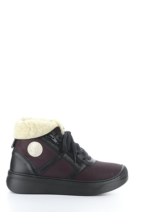 Alio759Sof 003 Bordeaux Smooth Leather/Faux Fur