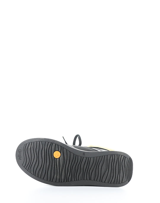 Alio759Sof 004 Black Smooth Leather/Faux Fur