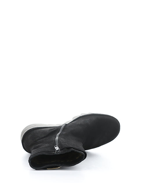 Bepp396Fly 005 Black Oil Suede