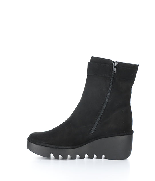 Bepp396Fly 005 Black Oil Suede