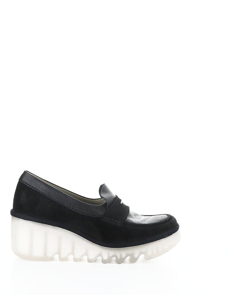 Bilz609Fly 001 Black Suede/Mousse