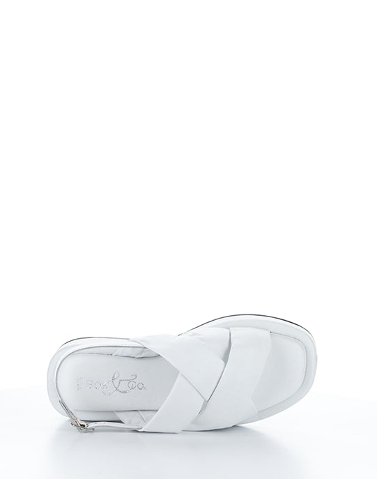 Blitz White Leather