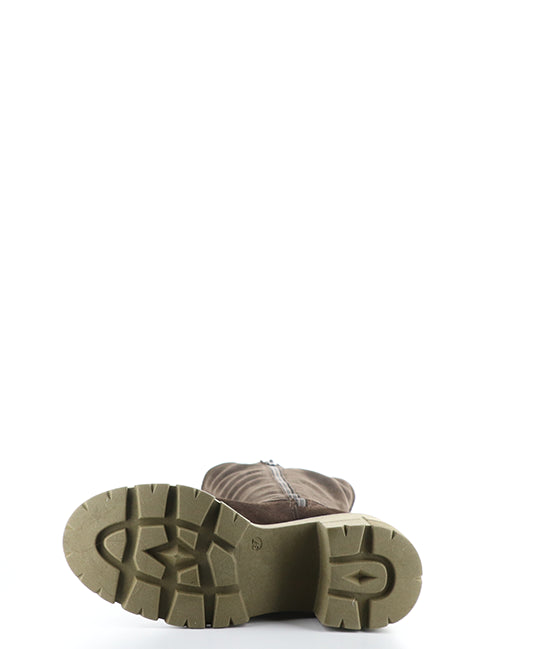Brenna Dk Brown/Brown/Khaki Suede/Top
