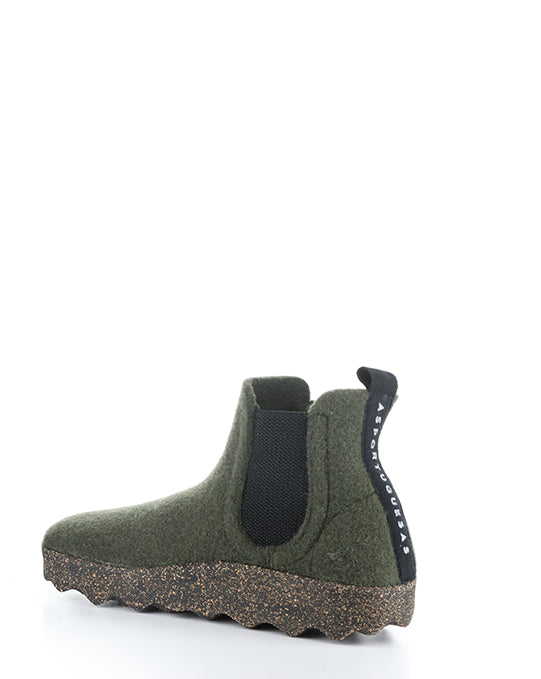 Caia090Aspm 001 Military Green Tweed/Felt