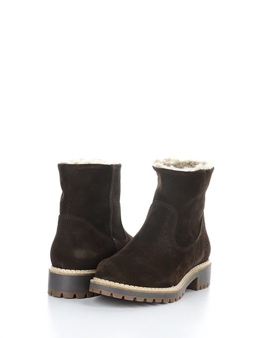Calib Coffee Suede/Fantara Faux Fur