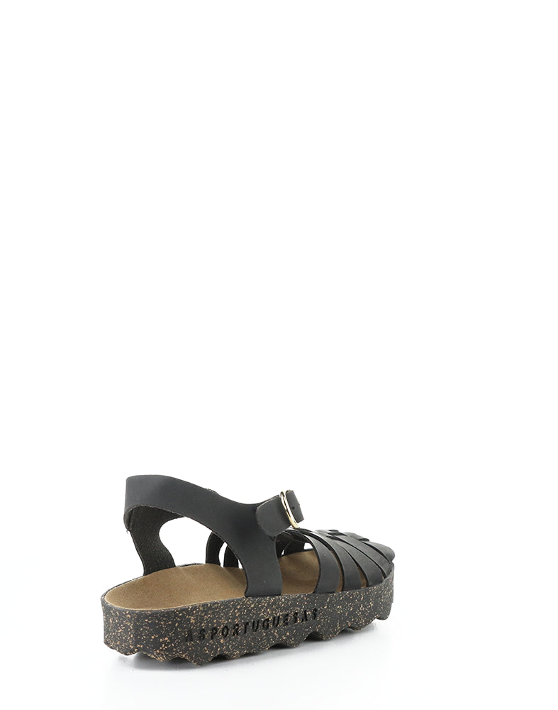 Calix277Asp 000 Black Eco Faux Nubuck