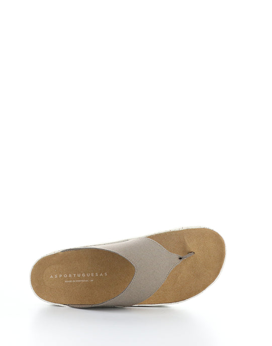 Cami223Asp 001 Taupe Eco Faux Suede