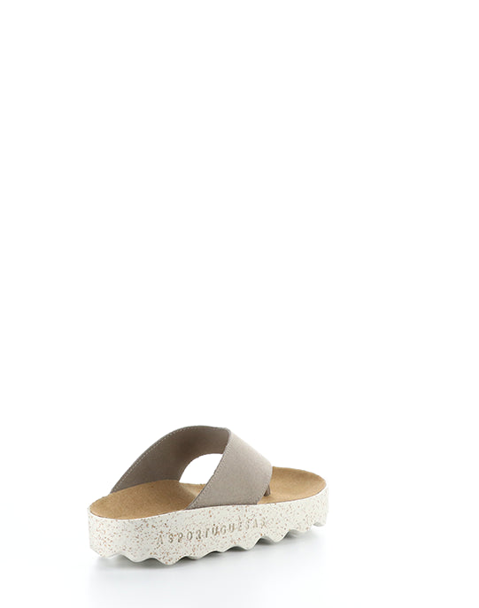 Cami223Asp 001 Taupe Eco Faux Suede
