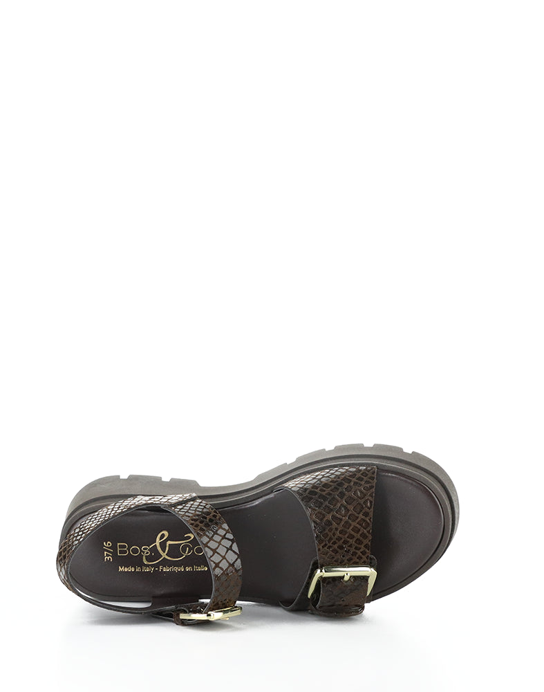 Cinder Dk Brown Python Print