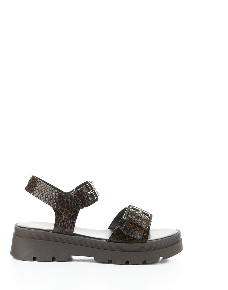 Cinder Dk Brown Python Print