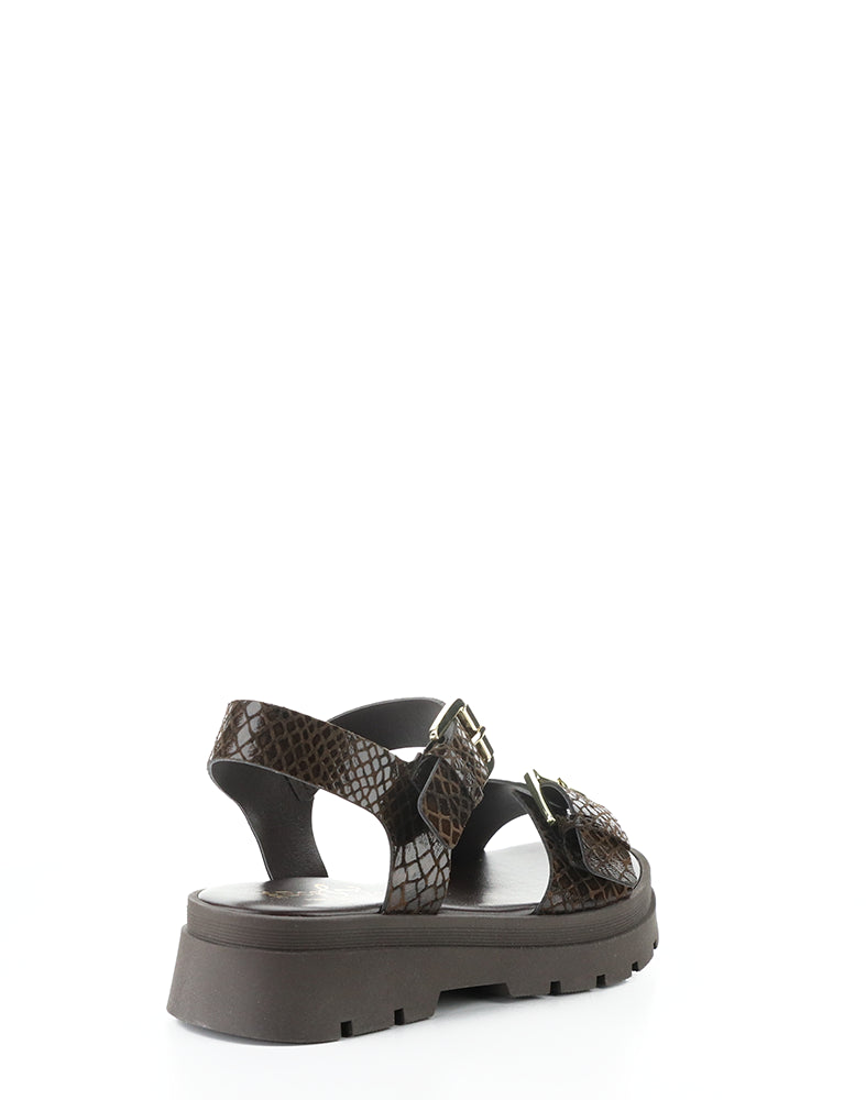 Cinder Dk Brown Python Print