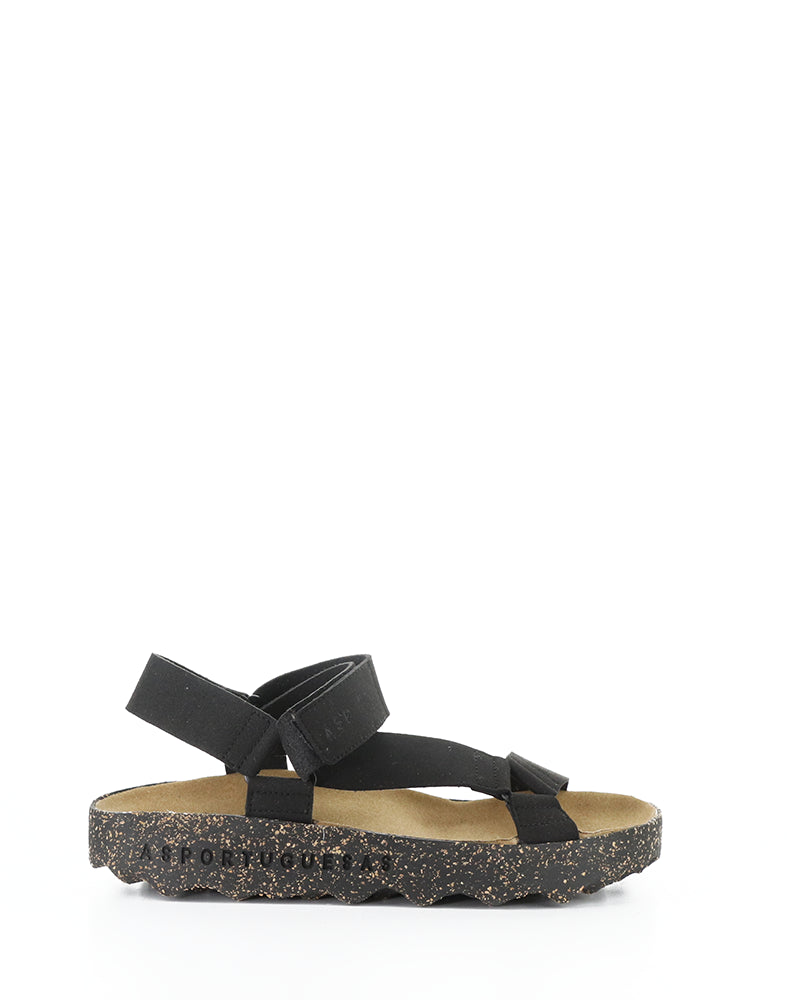 Clew222Asp 007 Black Bio Suede