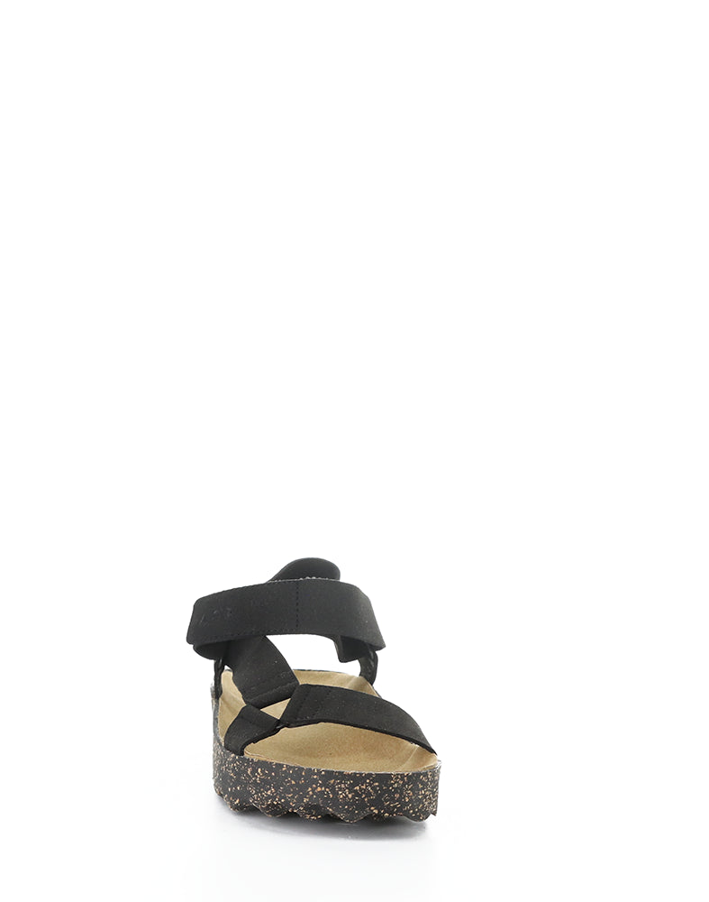 Clew222Asp 007 Black Bio Suede