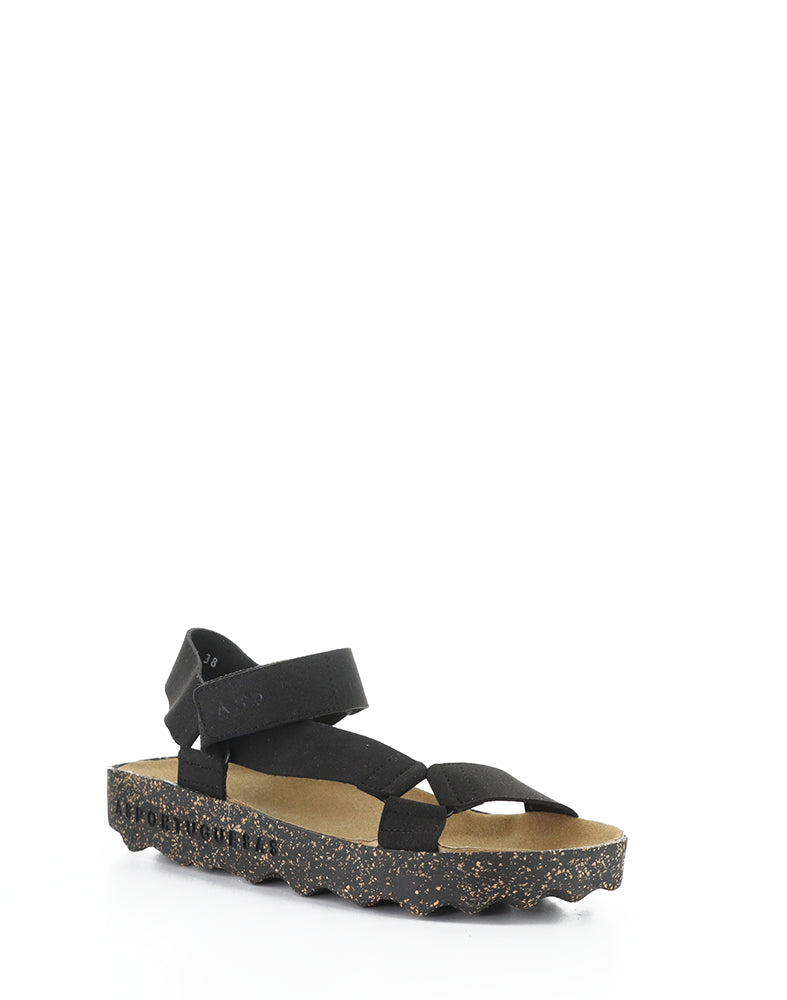Clew222Asp 007 Black Bio Suede
