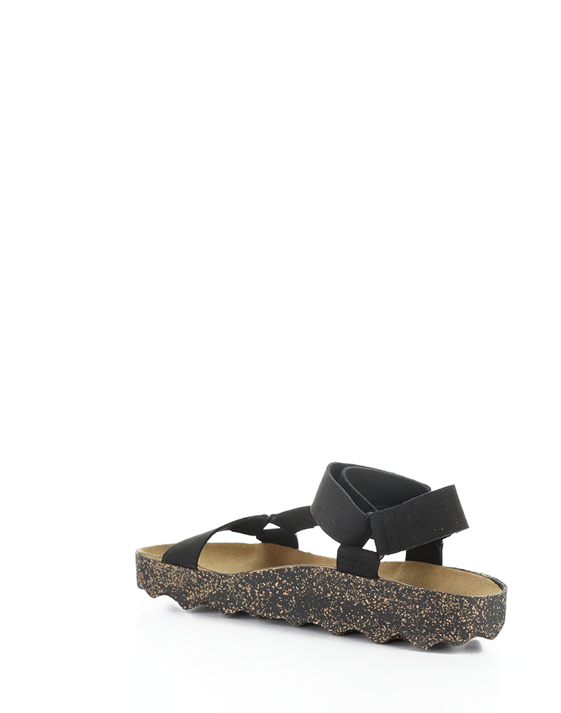 Clew222Asp 007 Black Bio Suede