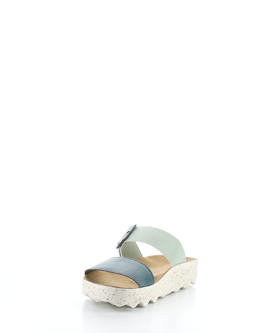 Coly225Asp 015 Peacock/Mint Faux Leather