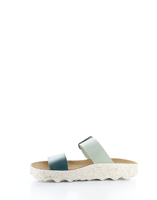 Coly225Asp 015 Peacock/Mint Faux Leather