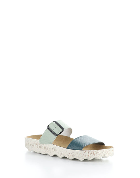 Coly225Asp 015 Peacock/Mint Faux Leather