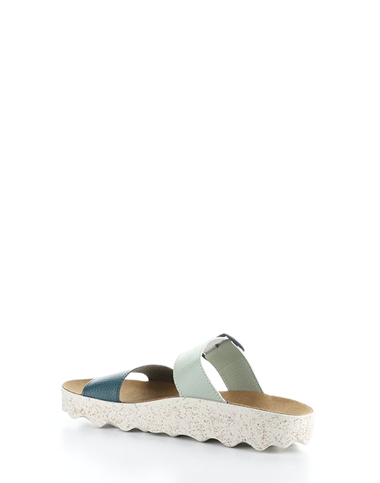 Coly225Asp 015 Peacock/Mint Faux Leather