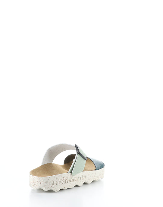 Coly225Asp 015 Peacock/Mint Faux Leather