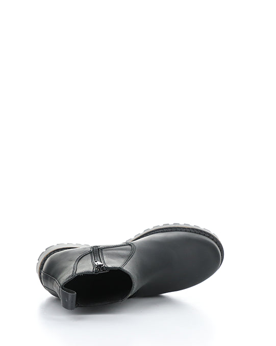 Corrin Black Saddle Leather