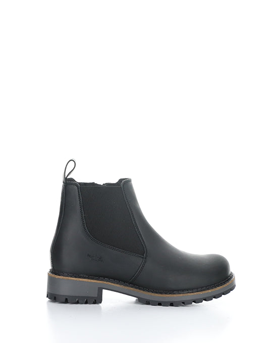 Corrin Black Saddle Leather