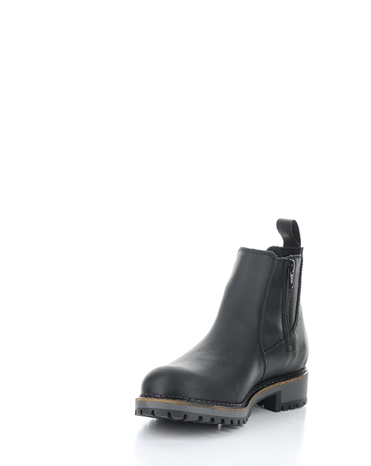 Corrin Black Saddle Leather