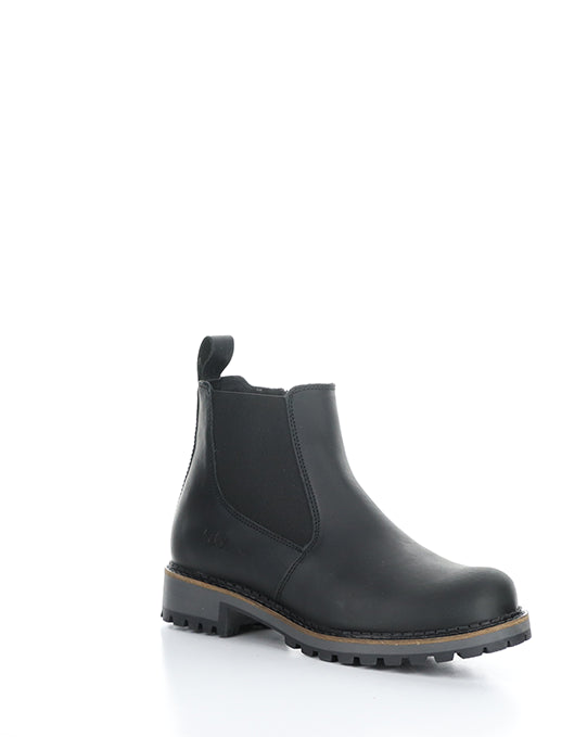 Corrin Black Saddle Leather