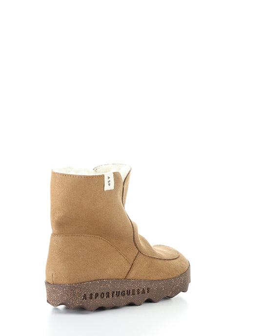 Cuff296Asp 001 Cognac Ecosuede/Fauxfur