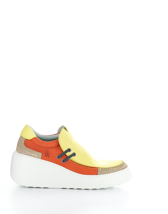 Davy667Fly 001 Taupe/Yl/Or Dublin/Suede