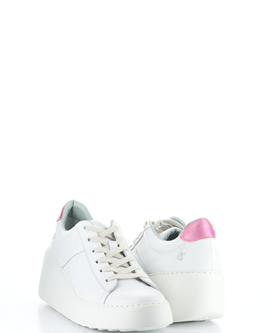 Delf580Fly 013 White/Pink Velvet/Mirror