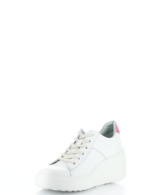 Delf580Fly 013 White/Pink Velvet/Mirror