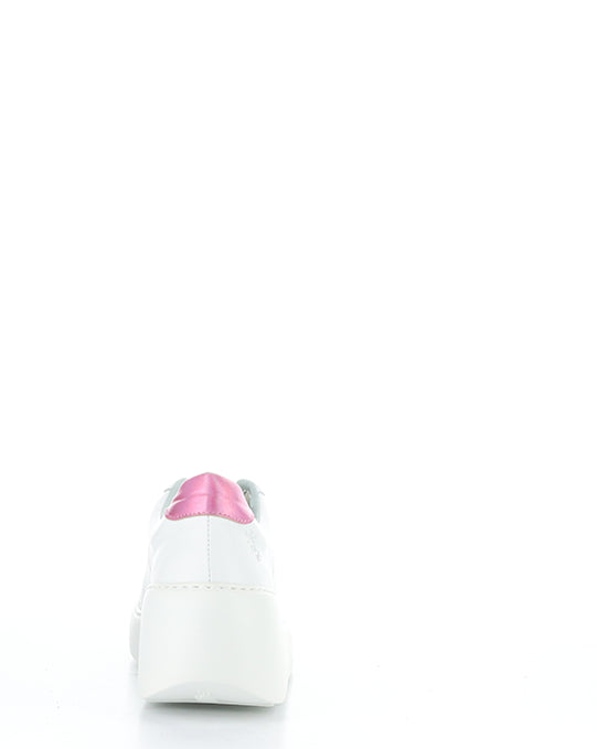 Delf580Fly 013 White/Pink Velvet/Mirror
