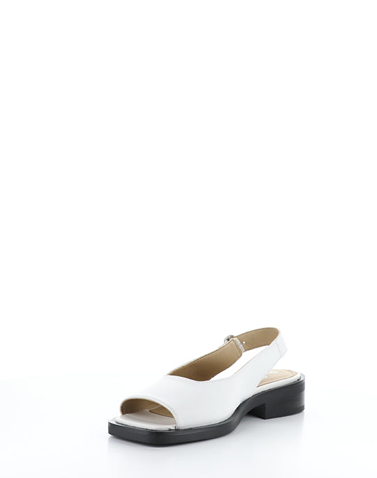 Elena White Cordero Leather
