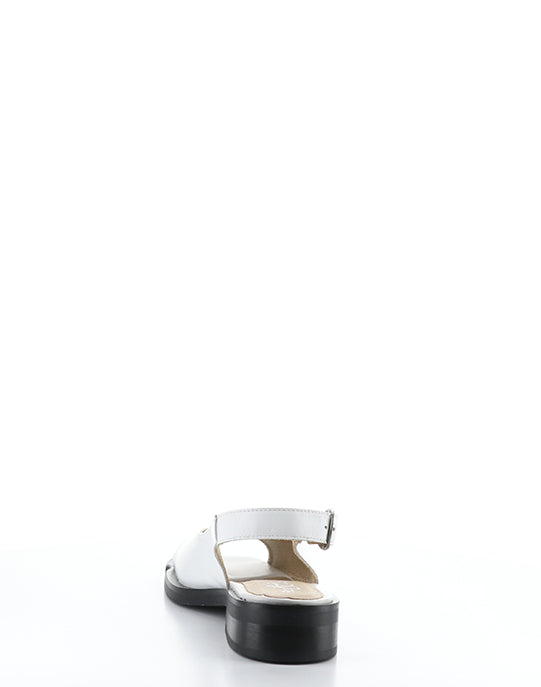 Elena White Cordero Leather