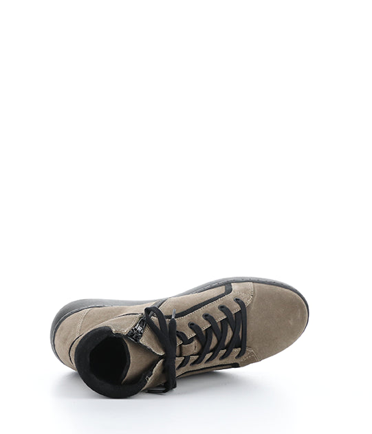 Emma707Sof 005 Taupe/Black Oil Suede