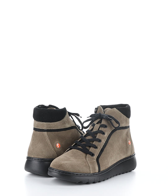 Emma707Sof 005 Taupe/Black Oil Suede