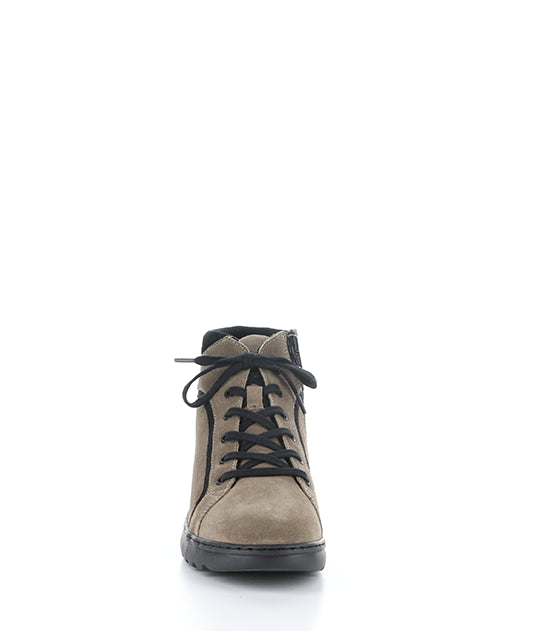 Emma707Sof 005 Taupe/Black Oil Suede