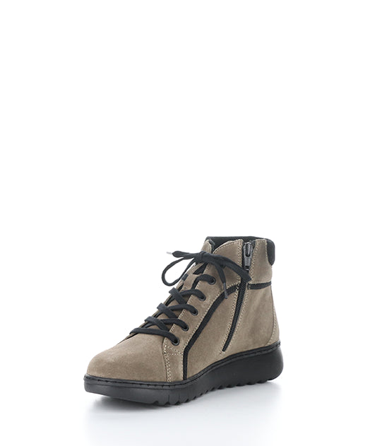 Emma707Sof 005 Taupe/Black Oil Suede