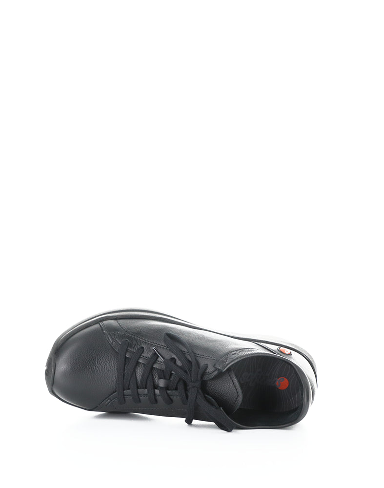 Gaji778Sof 015 Black Smooth Leather