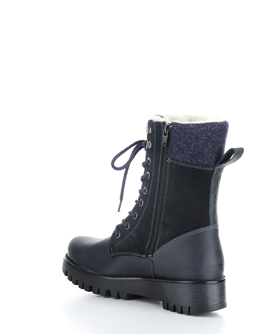 Genus Prima Navy Saddle/Suede/Tweed