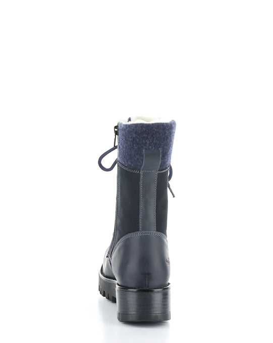 Genus Prima Navy Saddle/Suede/Tweed