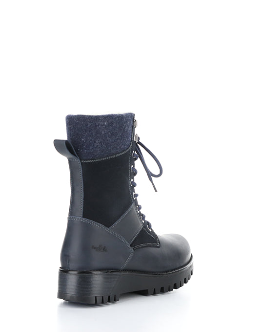 Genus Prima Navy Saddle/Suede/Tweed