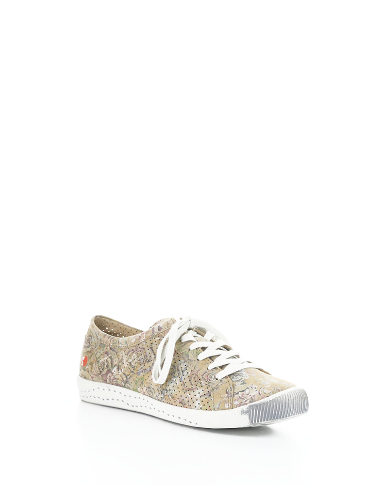 Ica388Sof 070 Cream Floral Print Lea