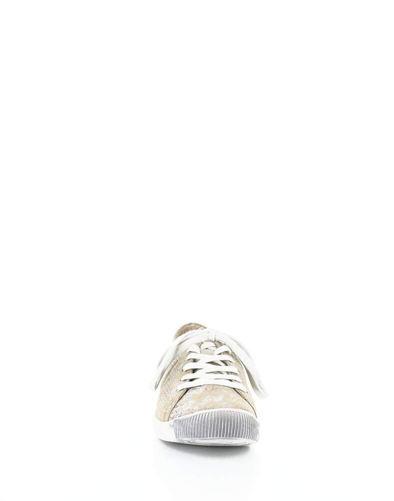 Ica388Sof 070 Cream Floral Print Lea